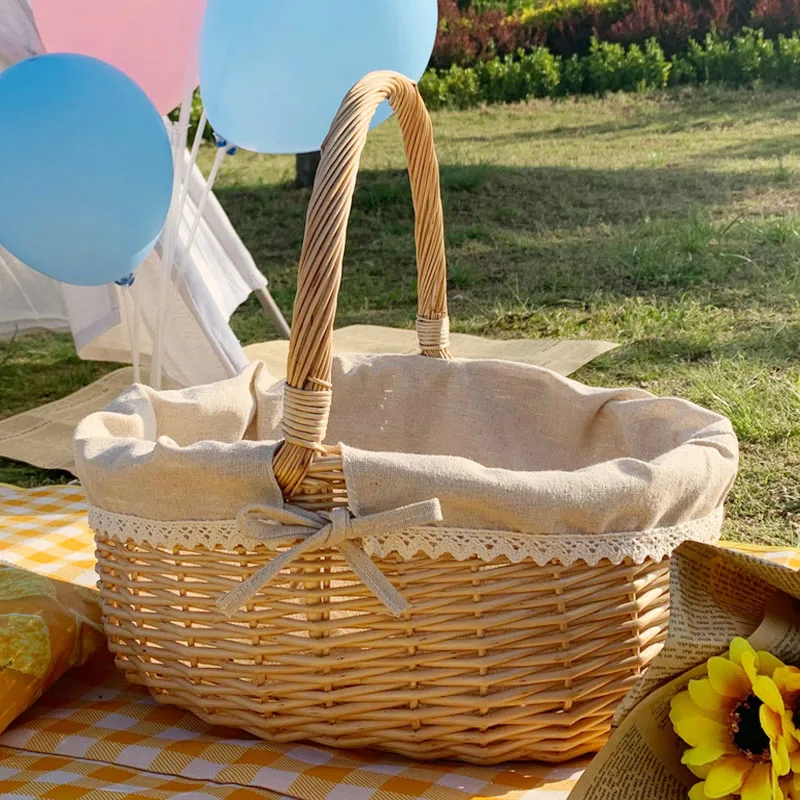 Woven Wicker Basket Picnic Camping Storage Basket Breakfast Bread Fruit Food Flower Display Box Kitchen Orginazer Home Decor
Woven Wicker Basket Picnic Camping Storage Basket Breakfast Bread Fruit Food Flower Display Box Kitchen Orginazer Home Decor