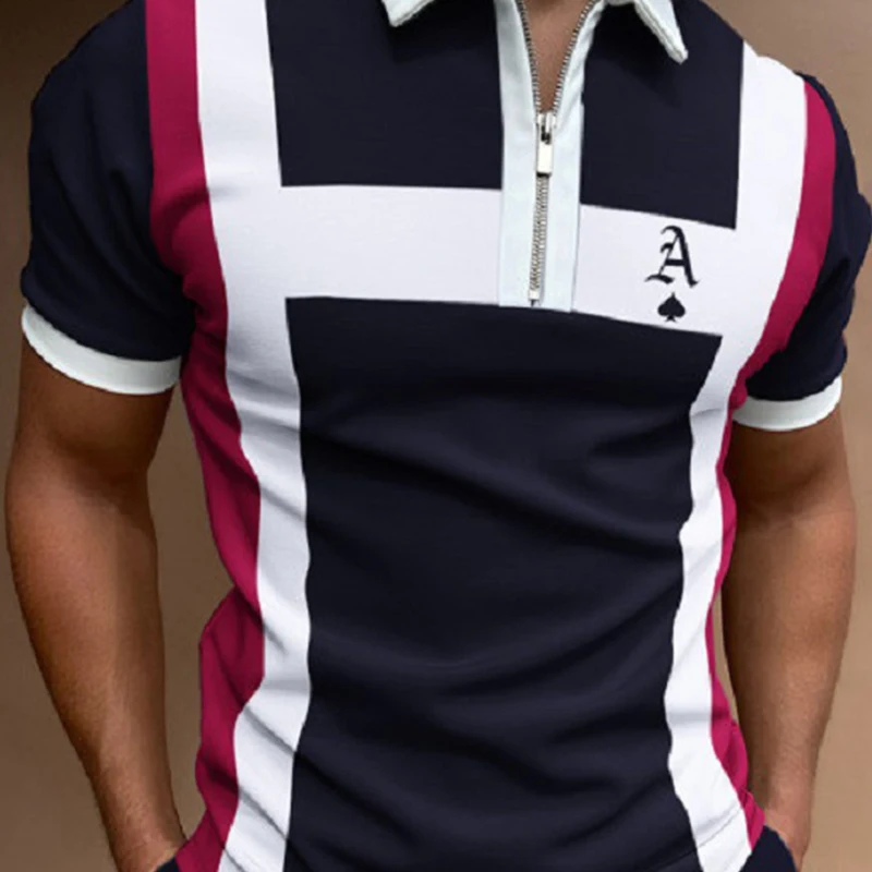 Men Short Polo Shirt Spades A Polo Shirt Summer Polo Short T-shirts Mens Tops 3D Polo Men Lapel Zipper Casual Polo Short For Men
Men Short Polo Shirt Spades A Polo Shirt Summer Polo Short T-shirts Mens Tops 3D Polo Men Lapel Zipper Casual Polo Short For Men