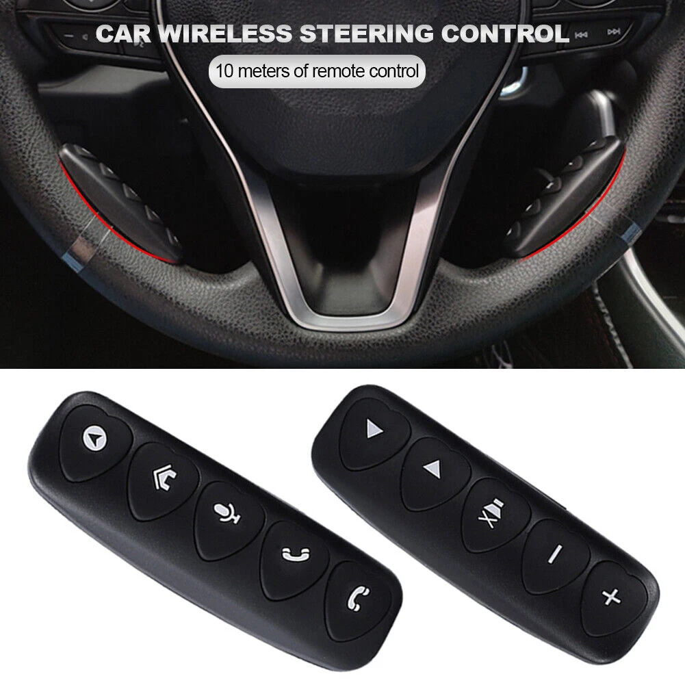 2Pcs Car Steering Wheel Remote Control Luminous Wireless Controller Buttons Wireless Steering Wheel Control For Car Radio DVD
2Pcs Car Steering Wheel Remote Control Luminous Wireless Controller Buttons Wireless Steering Wheel Control For Car Radio DVD