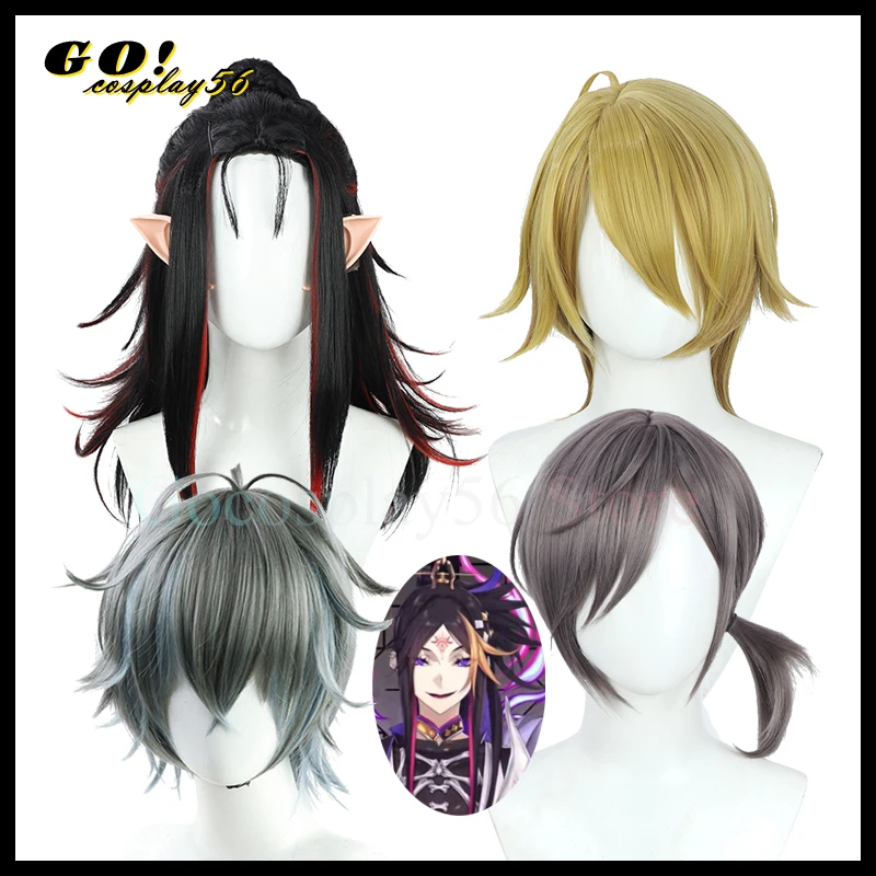 

Luxiem 2023 новые костюмы парик для косплея Ike Eveland Luca Kaneshiro Shu yамино михеа Rias Vox Akuma волосы Idol Vtuber NIJISANJI EN