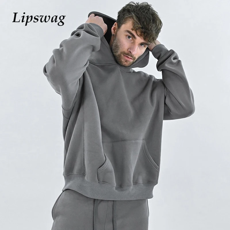 Winter Warm Wool Liner Men Solid Hoodies Casual Long Sleeve Sweatshirts Hoodie Mens Spring Fashion Simple Hooded Tops Streetwear
Winter Warm Wool Liner Men Solid Hoodies Casual Long Sleeve Sweatshirts Hoodie Mens Spring Fashion Simple Hooded Tops Streetwear