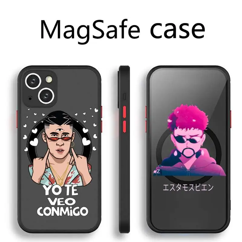 Bad Bunny New Yonaguni Phone Case Transparent Magsafe Magnetic Magnet For iPhone 13 12 11 Pro Max Mini Wireless Charging Cover 
Bad Bunny New Yonaguni Phone Case Transparent Magsafe Magnetic Magnet For iPhone 13 12 11 Pro Max Mini Wireless Charging Cover