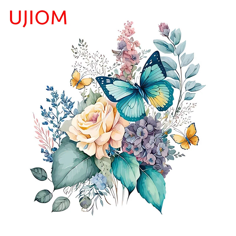 UJIOM, 13 см X 11,7 см, милая Наклейка на стену с изображением растений, бабочки, граффити, виниловый гардероб, строительные аксессуары для детской комнаты
UJIOM, 13 см X 11,7 см, милая Наклейка на стену с изображением растений, бабочки, граффити, виниловый гардероб, строительные аксессуары для детской комнаты