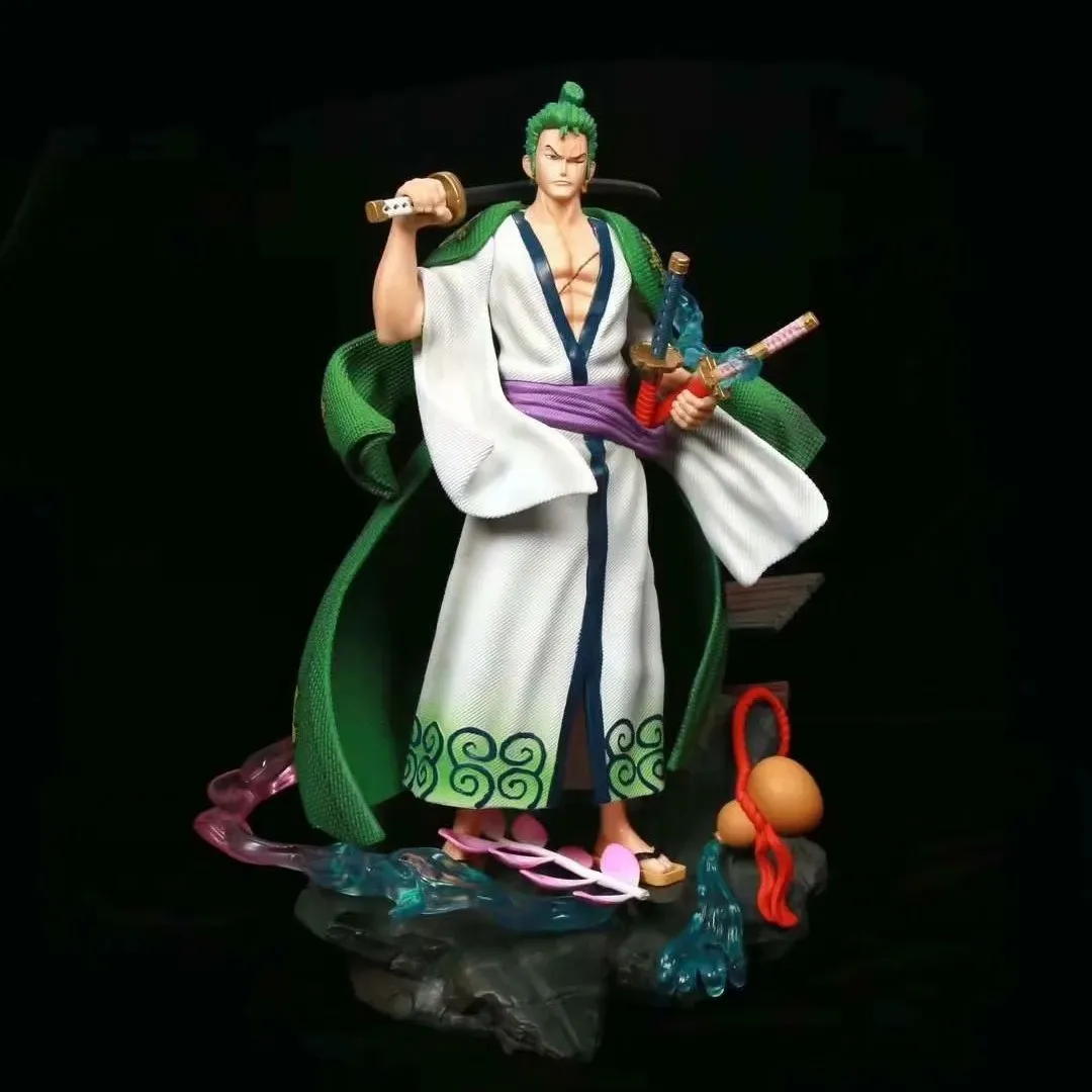 Anime One Piece Roronoa Zoro GK Santoryu Phantom Kimono PVC Action Figure Collectible Model Doll Toy 37cm
Anime One Piece Roronoa Zoro GK Santoryu Phantom Kimono PVC Action Figure Collectible Model Doll Toy 37cm