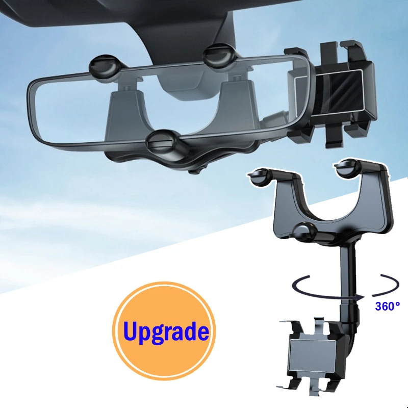 Upgrade Telescopic Car Phone Holder 360° Rotate Rearview Mirror Phone Holder in Car Bracket GPS Mount Holder For iPhone Samsung
Upgrade Telescopic Car Phone Holder 360° Rotate Rearview Mirror Phone Holder in Car Bracket GPS Mount Holder For iPhone Samsung