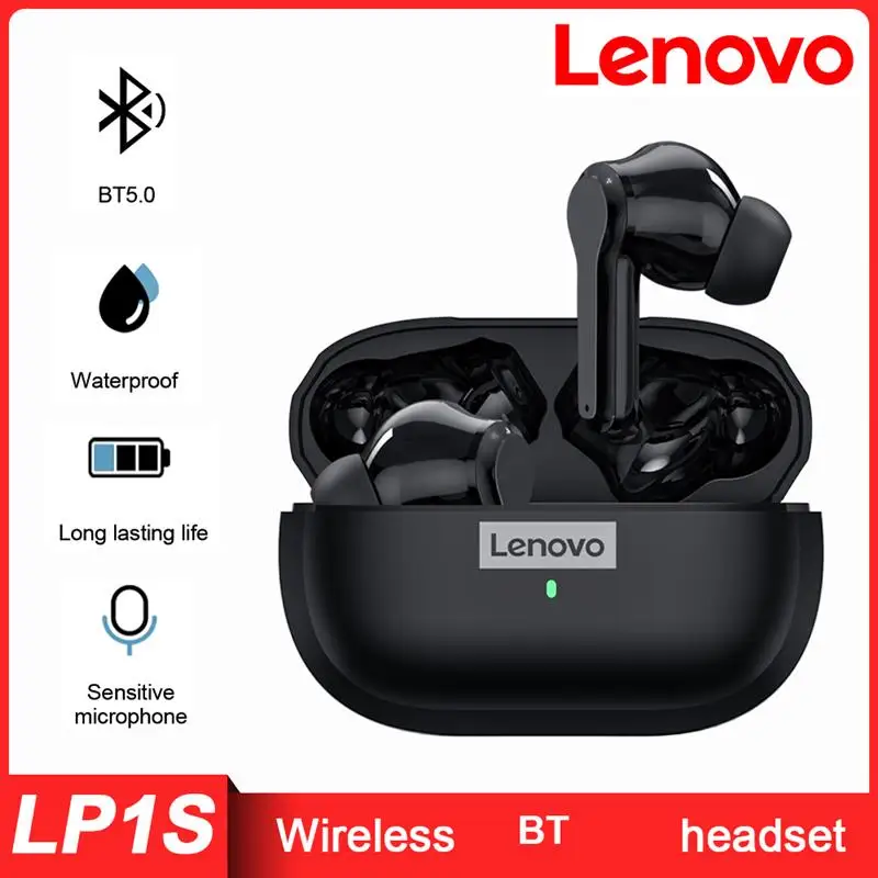 Lenovo LP1S Wireless Earphone Dual Stereo Noise Reduction Bass Touch Earbuds Bluetooth-Compatible Headset For IOS Android
Lenovo LP1S Wireless Earphone Dual Stereo Noise Reduction Bass Touch Earbuds Bluetooth-Compatible Headset For IOS Android