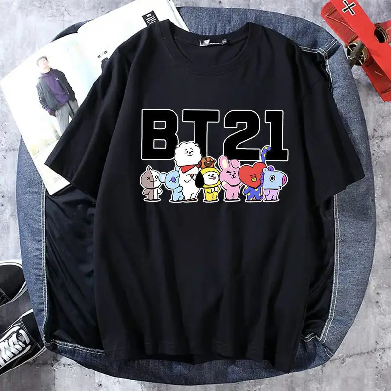 Kawaii Line Friends Bt21 аниме хобби ТАТА чимми куки футболка с коротким рукавом Свободные Мужчины и женщины мужчины парные универсальные модели
Kawaii Line Friends Bt21 аниме хобби ТАТА чимми куки футболка с коротким рукавом Свободные Мужчины и женщины мужчины парные универсальные модели