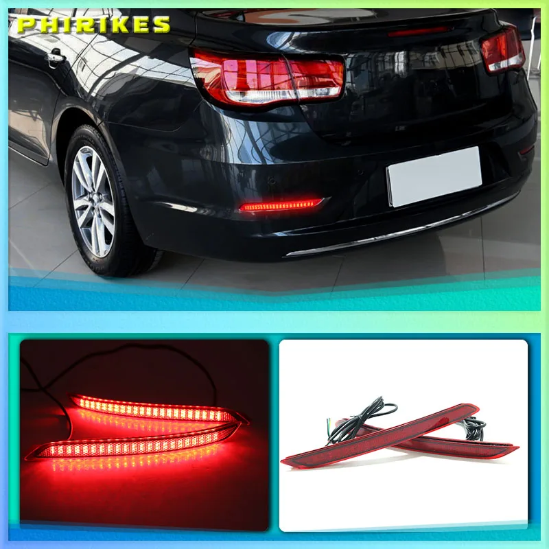 2pcs LED Red Len Rear Bumper Reflector LED Stop Brake Tail Light Lamp For Chevrolet Malibu 2016-2018 Car Accessories
2pcs LED Red Len Rear Bumper Reflector LED Stop Brake Tail Light Lamp For Chevrolet Malibu 2016-2018 Car Accessories