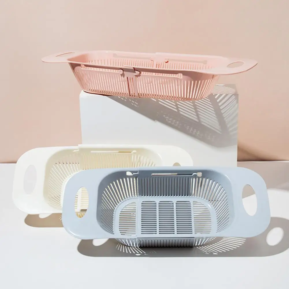 High Quality Extendable Universal PP Tasteless Plastic Drain Basket Sink Colander Strainer Fruits Drain Basket
High Quality Extendable Universal PP Tasteless Plastic Drain Basket Sink Colander Strainer Fruits Drain Basket
