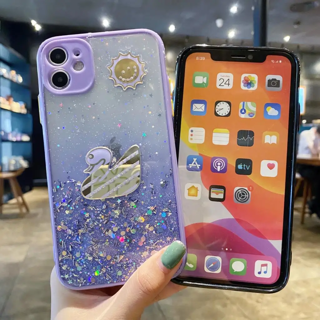 Gradient Glitter Case For Xiaomi 11T Pro POCO M4 C3 X4 Redmi 12C 10C 10A Note 10 11 Pro Swan Ice Cream Soft TPU Clear Back Cover
Gradient Glitter Case For Xiaomi 11T Pro POCO M4 C3 X4 Redmi 12C 10C 10A Note 10 11 Pro Swan Ice Cream Soft TPU Clear Back Cover