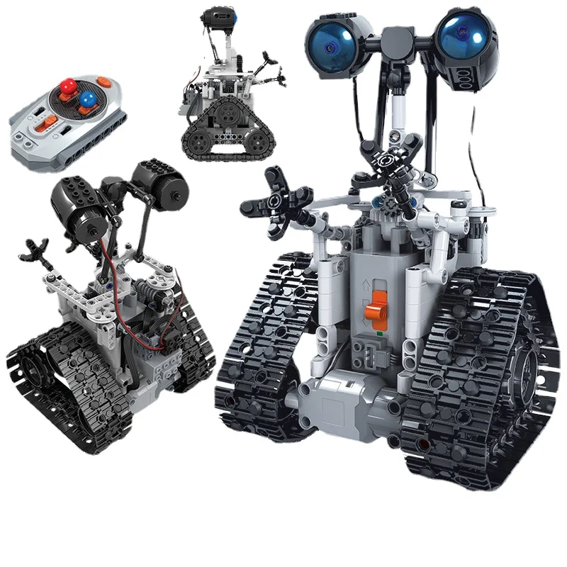 7112 Remote Control Robot Assembling Building Blocks Model Compatible with Electric Science and Education Programming Toys
7112 Remote Control Robot Assembling Building Blocks Model Compatible with Electric Science and Education Programming Toys