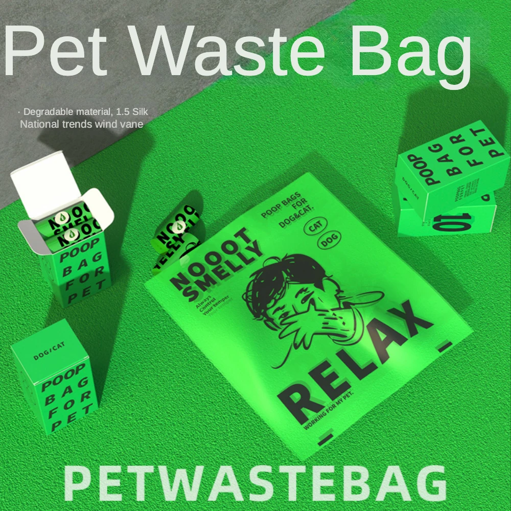 Degradable Pet Pop Bag Dog Dung Bag Portable Super Thick Easy To Tear PE PEI Pet Dung Bag Cat and Dog Universal Pets Accessories
Degradable Pet Pop Bag Dog Dung Bag Portable Super Thick Easy To Tear PE PEI Pet Dung Bag Cat and Dog Universal Pets Accessories