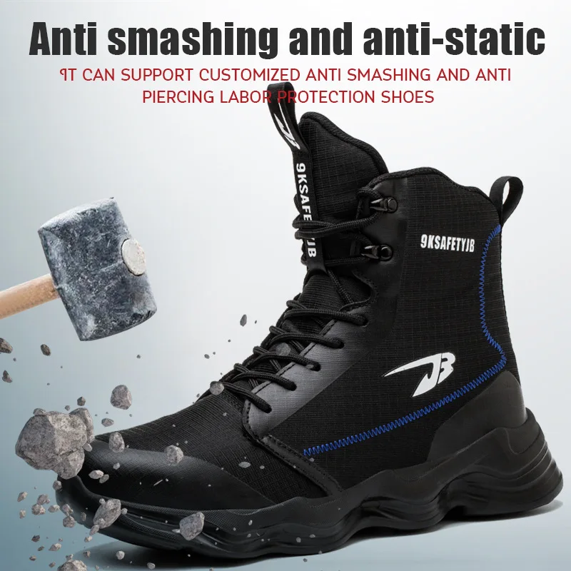Safety Shoes Men Women Work Safety Boots Steel Toe Shoe Puncture Proof Air Cushion Work Sneakers Light Fashion Work Shoes Unisex
Safety Shoes Men Women Work Safety Boots Steel Toe Shoe Puncture Proof Air Cushion Work Sneakers Light Fashion Work Shoes Unisex