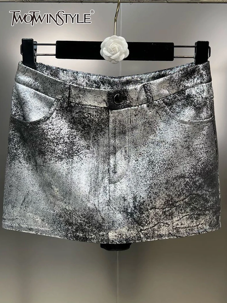 Женская мини-юбка twotwin2, повседневная юбка трапециевидной формы с высокой талией и карманами в стиле пэчворк
Женская мини-юбка twotwin2, повседневная юбка трапециевидной формы с высокой талией и карманами в стиле пэчворк