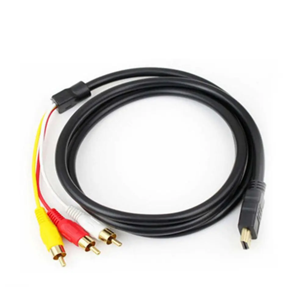 HDMI-compatible To AV HDMI-compatible To 3RCA Red Yellow And White Audio Video Cable HDMI-compatible To AV 3RCA Cable
HDMI-compatible To AV HDMI-compatible To 3RCA Red Yellow And White Audio Video Cable HDMI-compatible To AV 3RCA Cable