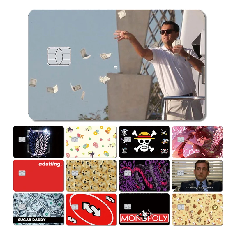 Anime Cute Cartoon Money Wing Game Film Cover Sticker Case for Small Chip Credit Debit Card Front Side
Anime Cute Cartoon Money Wing Game Film Cover Sticker Case for Small Chip Credit Debit Card Front Side