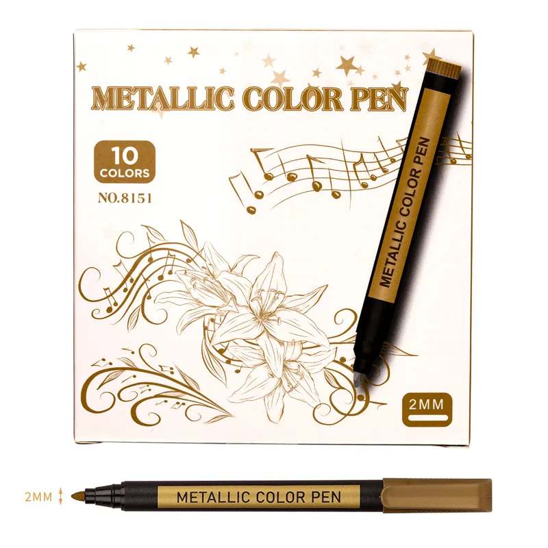 Cross-Border Exclusive Supply Of Color 8151 Metal Markers, Water-Based Paint Pens, Markers, Diy Photo Album Pens, Handwritten Ac
Cross-Border Exclusive Supply Of Color 8151 Metal Markers, Water-Based Paint Pens, Markers, Diy Photo Album Pens, Handwritten Ac