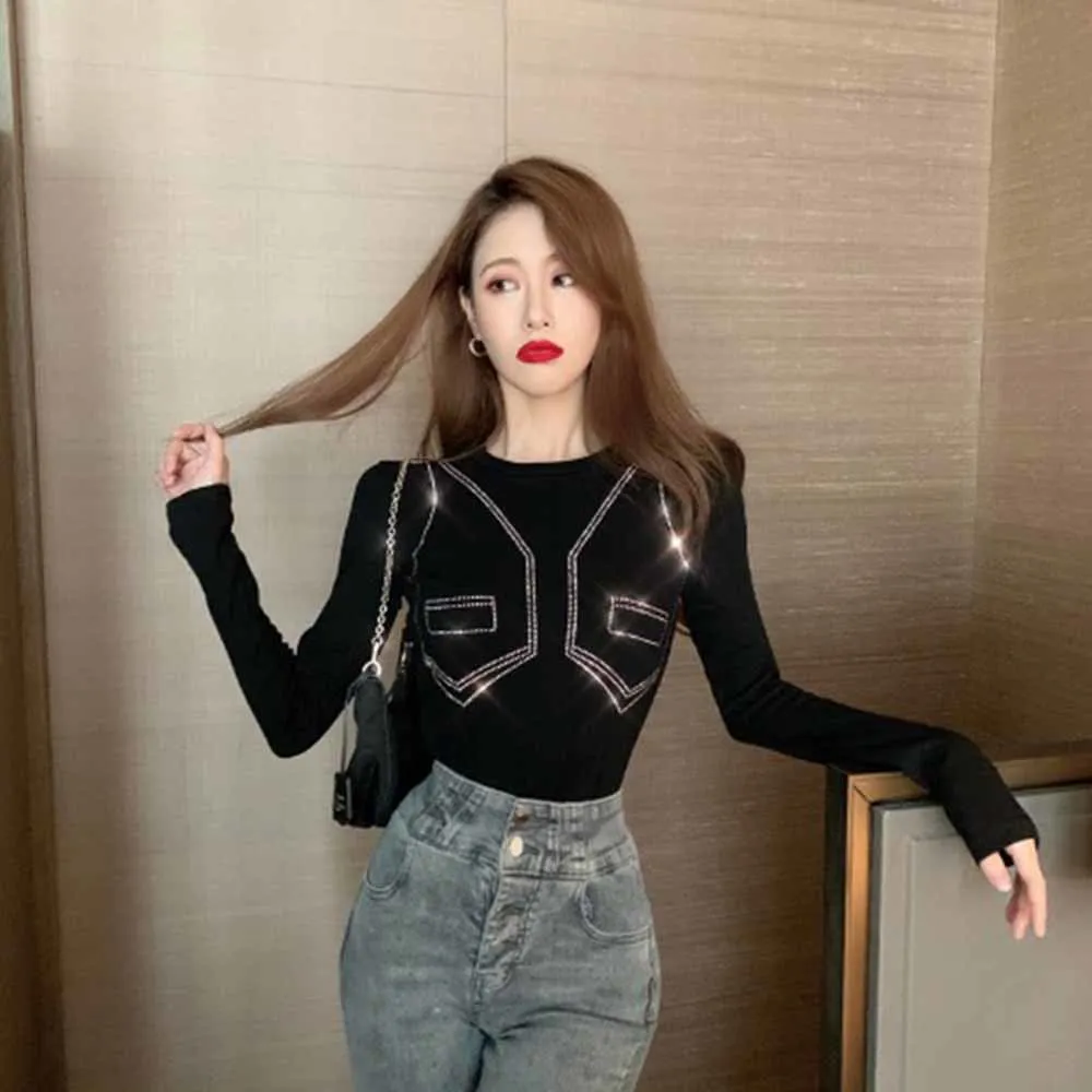 Женская футболка с принтом Стразы E-girl, облегающие уличные обтягивающие кроп-топы Y2k, женские мягкие Базовые Футболки с длинным рукавом в стиле 90-х
Женская футболка с принтом Стразы E-girl, облегающие уличные обтягивающие кроп-топы Y2k, женские мягкие Базовые Футболки с длинным рукавом в стиле 90-х