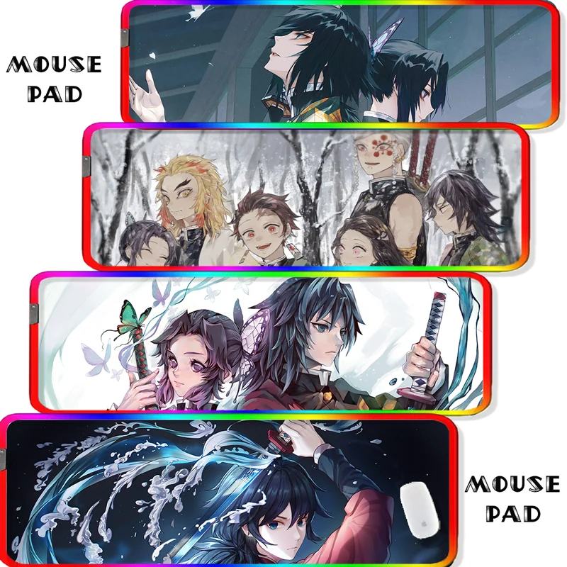 Anime Demon Slayer Gaming Mouse Pad RGB LED Gamer Computer Desk Keyboard Kamado Nezuko Locrkand manga Mouse Pad
Anime Demon Slayer Gaming Mouse Pad RGB LED Gamer Computer Desk Keyboard Kamado Nezuko Locrkand manga Mouse Pad