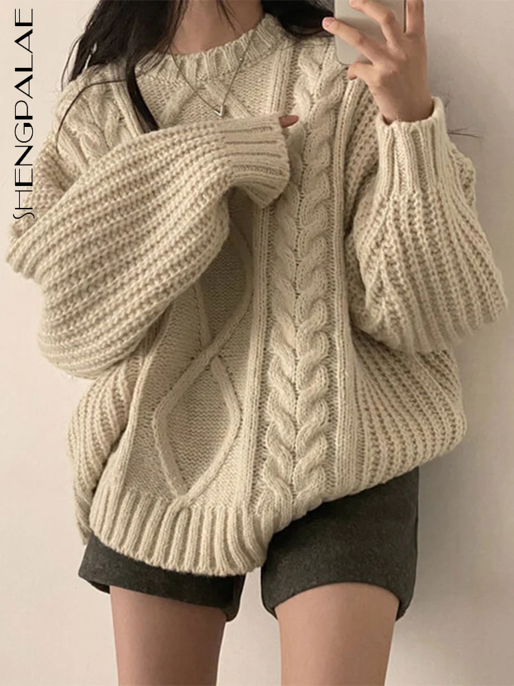 SHENGPALAE японский свитер для женщин 2023 Весенняя модная одежда минимализм пуловер Топ оверсайз Felame трикотажный джемпер 5R223
SHENGPALAE японский свитер для женщин 2023 Весенняя модная одежда минимализм пуловер Топ оверсайз Felame трикотажный джемпер 5R223