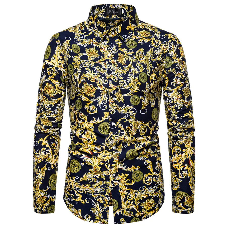 Men's Shirt for Men Clothing Social Male Blouse Hawaiian Long Sleeve Cardigan Blouses and Button Up Luxury Man Wholesale M~5XL
Men's Shirt for Men Clothing Social Male Blouse Hawaiian Long Sleeve Cardigan Blouses and Button Up Luxury Man Wholesale M~5XL