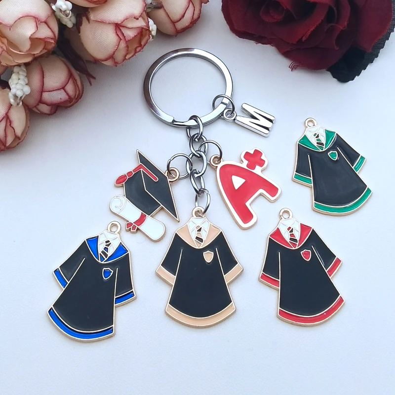 Cute Enamel Keychain 26 Letter School Uniform Graduation Hat Keychain Student Gift Graduation Keychain DIY Handmade Jewelry
Cute Enamel Keychain 26 Letter School Uniform Graduation Hat Keychain Student Gift Graduation Keychain DIY Handmade Jewelry