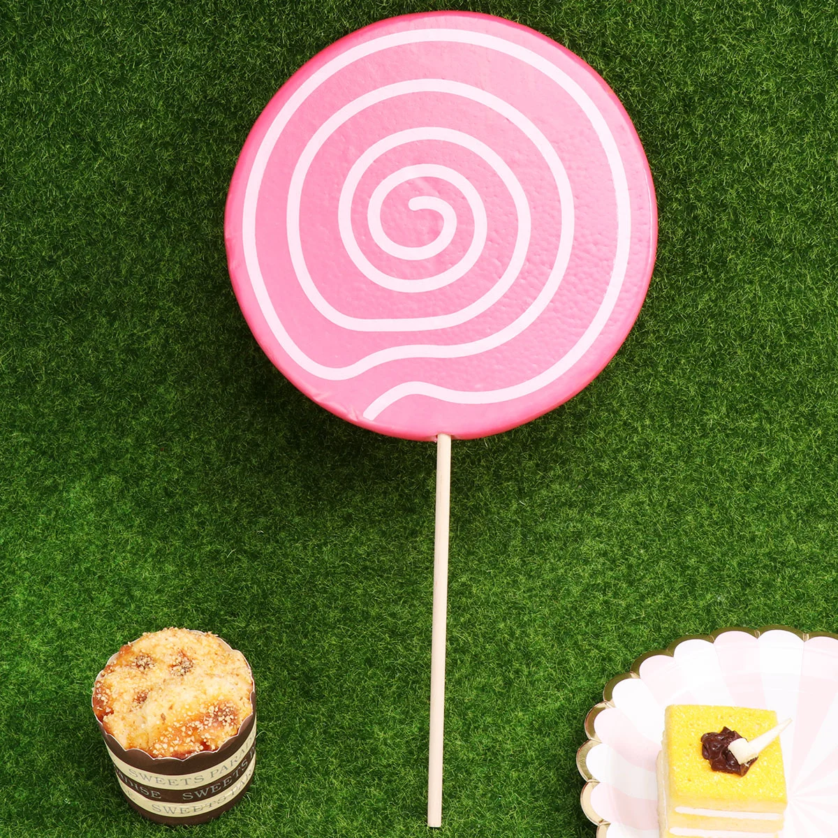 Lollipop Props Candy Fake Photo Ornaments Prop Photography Simulation Booth Decoration Model Swirl Lollipops Toy Dessert Large
Lollipop Props Candy Fake Photo Ornaments Prop Photography Simulation Booth Decoration Model Swirl Lollipops Toy Dessert Large