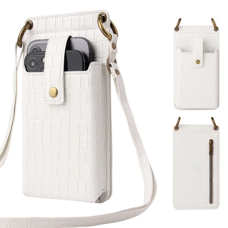 2023 New PU Leather Crocodile Print Mobile Phone Bag Ladies Multifunctional Crossbody Bag Shoulder Bag Vertical Retro Coin Purse
2023 New PU Leather Crocodile Print Mobile Phone Bag Ladies Multifunctional Crossbody Bag Shoulder Bag Vertical Retro Coin Purse