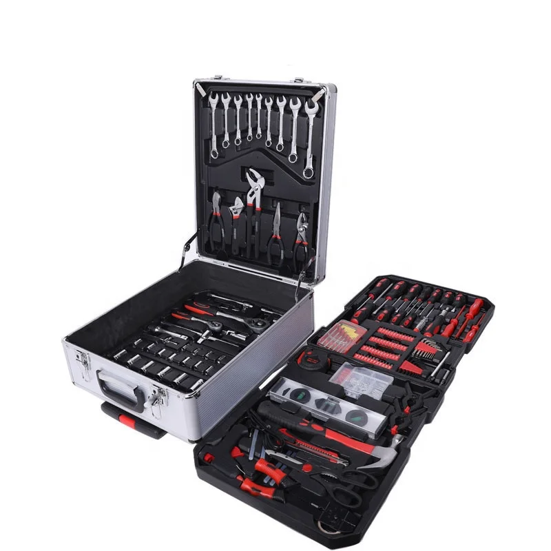 399 pcs tool set Professional Multi-Function Socket Wrench Hand Tools Set Aluminum case Tool Kit
399 pcs tool set Professional Multi-Function Socket Wrench Hand Tools Set Aluminum case Tool Kit