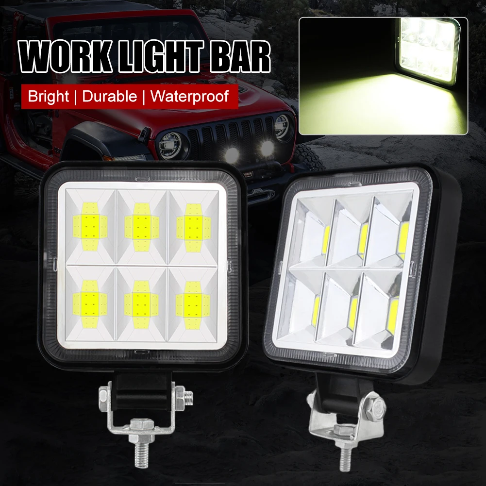 3inch Square LED Pod Work Light 12V-24V 40W 6COB Spot Light Driving Lamp 6500K White Waterproof LED Light for Car Off-road Truck
3inch Square LED Pod Work Light 12V-24V 40W 6COB Spot Light Driving Lamp 6500K White Waterproof LED Light for Car Off-road Truck