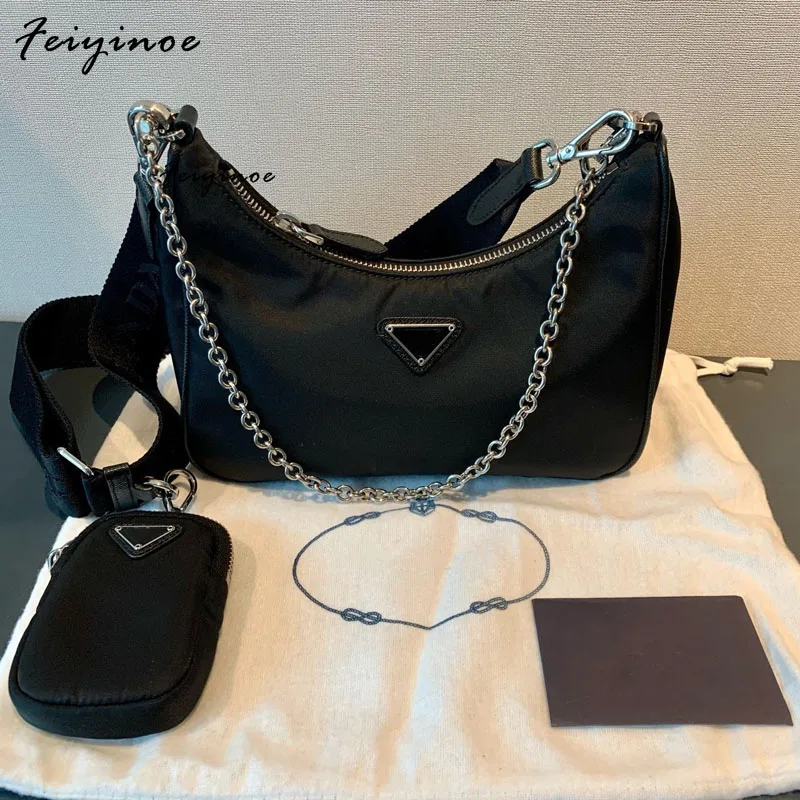 women's bag p home three-in-one With dust bag with box shoulder bag women messenger bag women handbag nylon bag
women's bag p home three-in-one With dust bag with box shoulder bag women messenger bag women handbag nylon bag