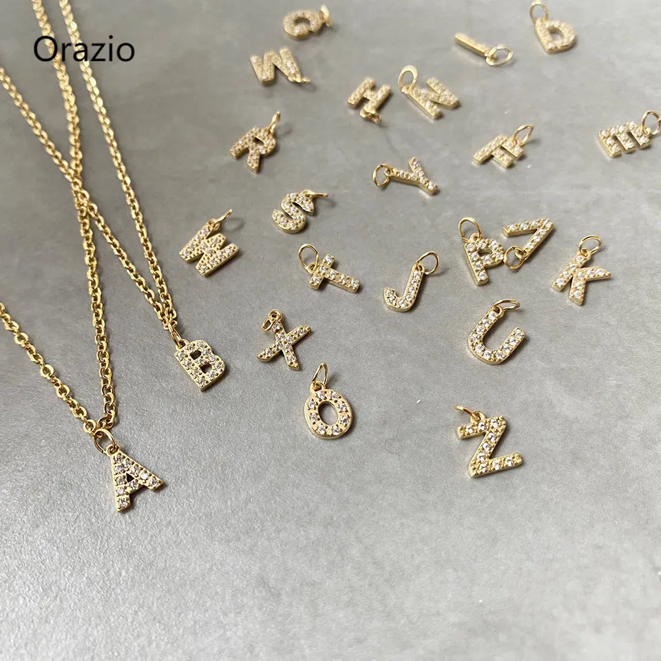 Orazio Wholesale Diamond Alphabet Pendant for Women DIY Necklace Bracelet Jewelry Making Anniversary Gift Customizable Name
Orazio Wholesale Diamond Alphabet Pendant for Women DIY Necklace Bracelet Jewelry Making Anniversary Gift Customizable Name
