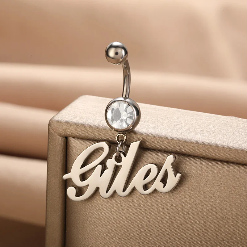 Fashion Custom Belly Rings For Women Stainless Steel Body Letter Zircon Belly Button Rings Summer Body Jewelry Gifts
Fashion Custom Belly Rings For Women Stainless Steel Body Letter Zircon Belly Button Rings Summer Body Jewelry Gifts