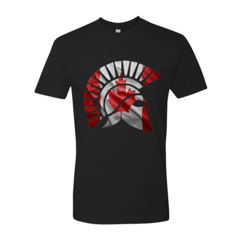 Canadian Spartan Flag Helmet T Shirt. Short Sleeve 100% Cotton Casual T-shirts Loose Top Size S-3XL
Canadian Spartan Flag Helmet T Shirt. Short Sleeve 100% Cotton Casual T-shirts Loose Top Size S-3XL