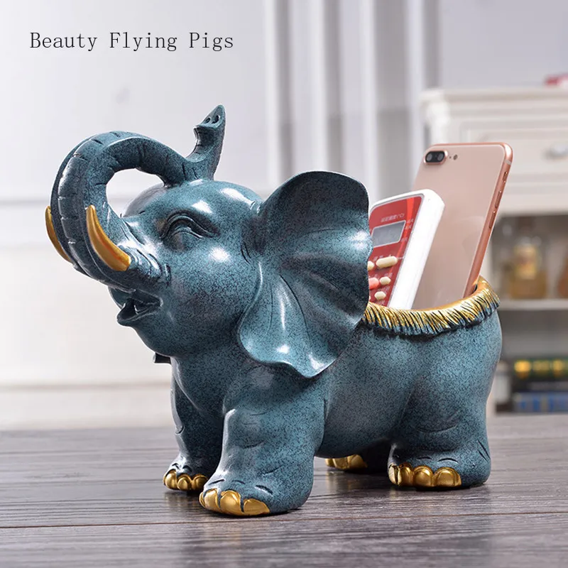Resin Elephant Statue Storage Box European Living Room Ornaments Porch Wine Cabinet Decoration Home Decore Storage Crafts
Resin Elephant Statue Storage Box European Living Room Ornaments Porch Wine Cabinet Decoration Home Decore Storage Crafts
