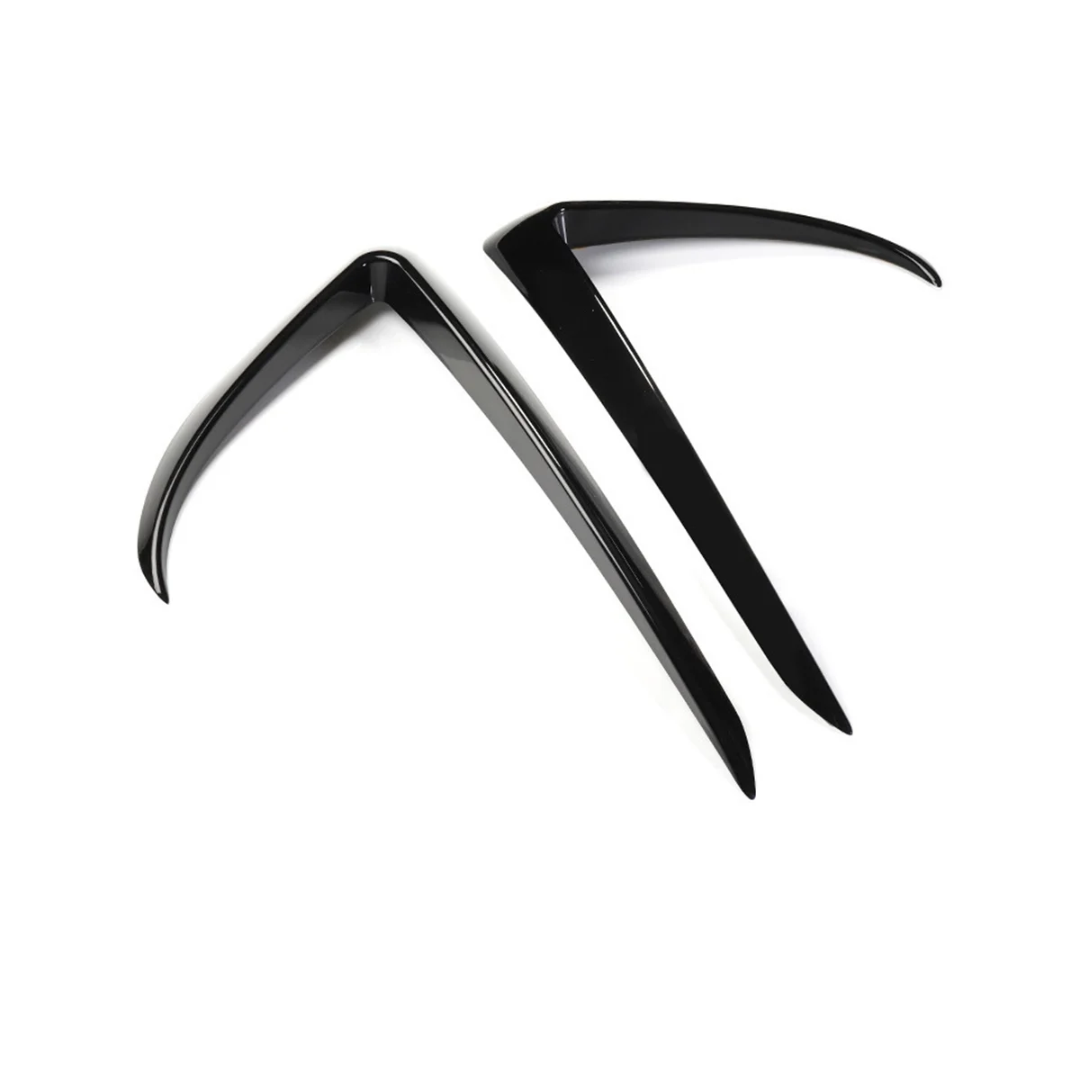 Front Fog Light Cover Spoiler Wind Knife Glossy Piano Black 
Front Fog Light Cover Spoiler Wind Knife Glossy Piano Black