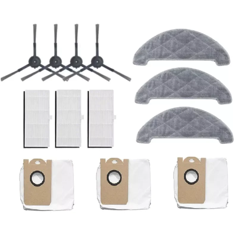 Brush Hepa Filter Mop Cloth Dust Bag Replacement Kit for XIAOMI VIOMI S9 Robot Vacuum Cleaner
Brush Hepa Filter Mop Cloth Dust Bag Replacement Kit for XIAOMI VIOMI S9 Robot Vacuum Cleaner