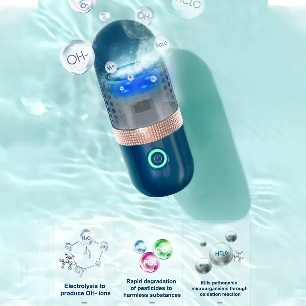 Capsule Shape Fruit Vegetable Washing Machine Protable Wireless Dishwasher Fruit Food Purifier Vegetables Disinfector Cleaner
Capsule Shape Fruit Vegetable Washing Machine Protable Wireless Dishwasher Fruit Food Purifier Vegetables Disinfector Cleaner