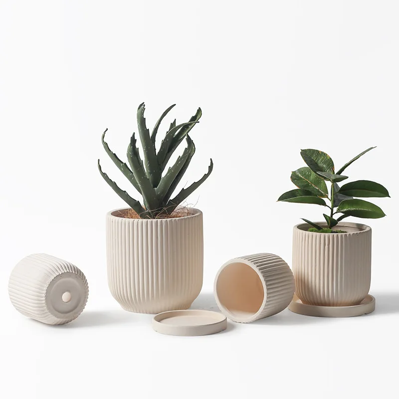 Nordic Style Ins Ceramic Flowerpot Fashion Simple Indoor Pots for Flowers Lvluo Bonsai Tray Chassis Literary Personality
Nordic Style Ins Ceramic Flowerpot Fashion Simple Indoor Pots for Flowers Lvluo Bonsai Tray Chassis Literary Personality