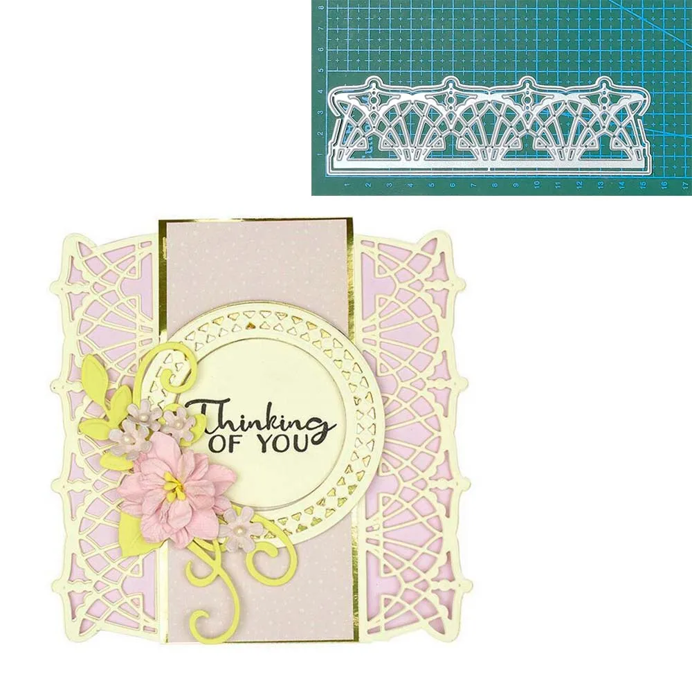 Lace Metal Cutting Dies DIY Scrapbooking Craft Making Stencil Card Embossing Blade Punch Cards Die template
Lace Metal Cutting Dies DIY Scrapbooking Craft Making Stencil Card Embossing Blade Punch Cards Die template