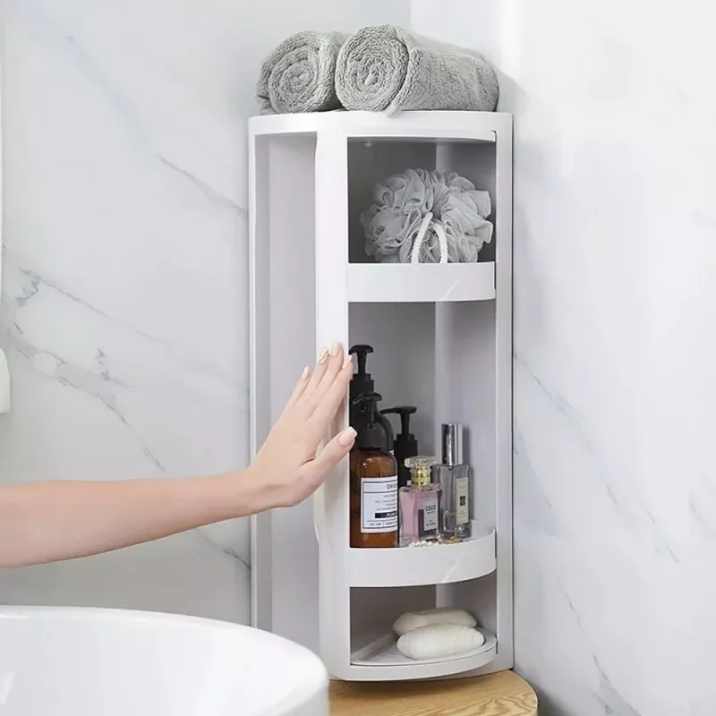 2023 Bathroom Corner Storage 360-Degree Rotating Wall-Mounted Shelf Shampoo Cosmetics Kitchen Household Bathroom Storage Access
2023 Bathroom Corner Storage 360-Degree Rotating Wall-Mounted Shelf Shampoo Cosmetics Kitchen Household Bathroom Storage Access