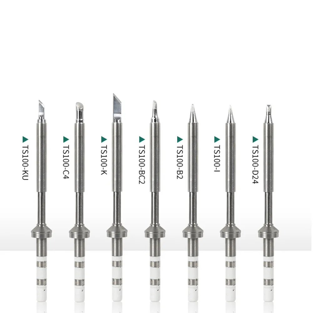 7 Pcs TS100 Mini Digital Soldering Iron Soldering Iron Tip Replacement Drill Bit Head Lead Free TS100 Electric Soldering Iron
7 Pcs TS100 Mini Digital Soldering Iron Soldering Iron Tip Replacement Drill Bit Head Lead Free TS100 Electric Soldering Iron