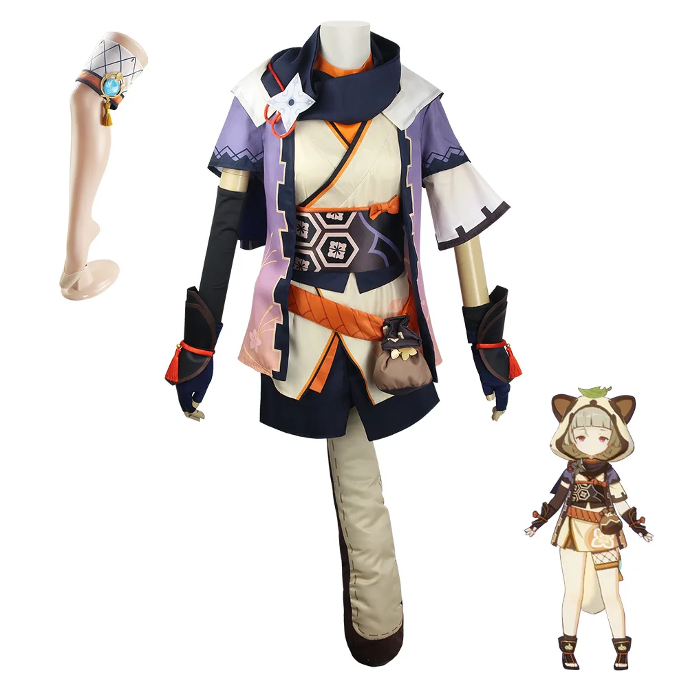 Игровой костюм для косплея Genshin Impact Honey Sayu, милая одежда, шапка, хвост, полный комплект обуви, иназумы для комикса, для Хэллоуина, вечеринки
Игровой костюм для косплея Genshin Impact Honey Sayu, милая одежда, шапка, хвост, полный комплект обуви, иназумы для комикса, для Хэллоуина, вечеринки