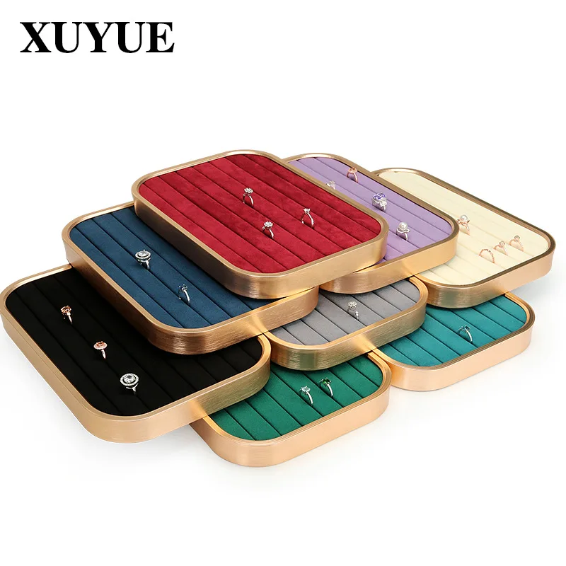 Jewelry display tray metal round edge ring earrings jewelry plate display jewelry props jewelry plate in stock
Jewelry display tray metal round edge ring earrings jewelry plate display jewelry props jewelry plate in stock