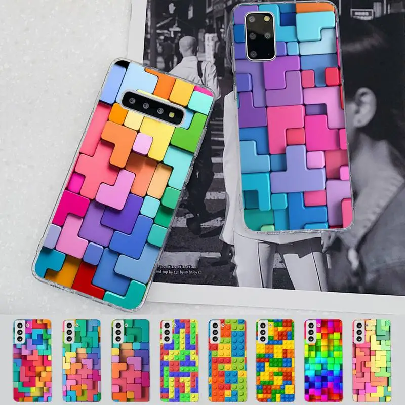 LVTLV 3D Colorful Block Phone Case for Samsung S21 A10 for Redmi Note 7 9 for Huawei P30Pro Honor 8X 10i cover 
LVTLV 3D Colorful Block Phone Case for Samsung S21 A10 for Redmi Note 7 9 for Huawei P30Pro Honor 8X 10i cover