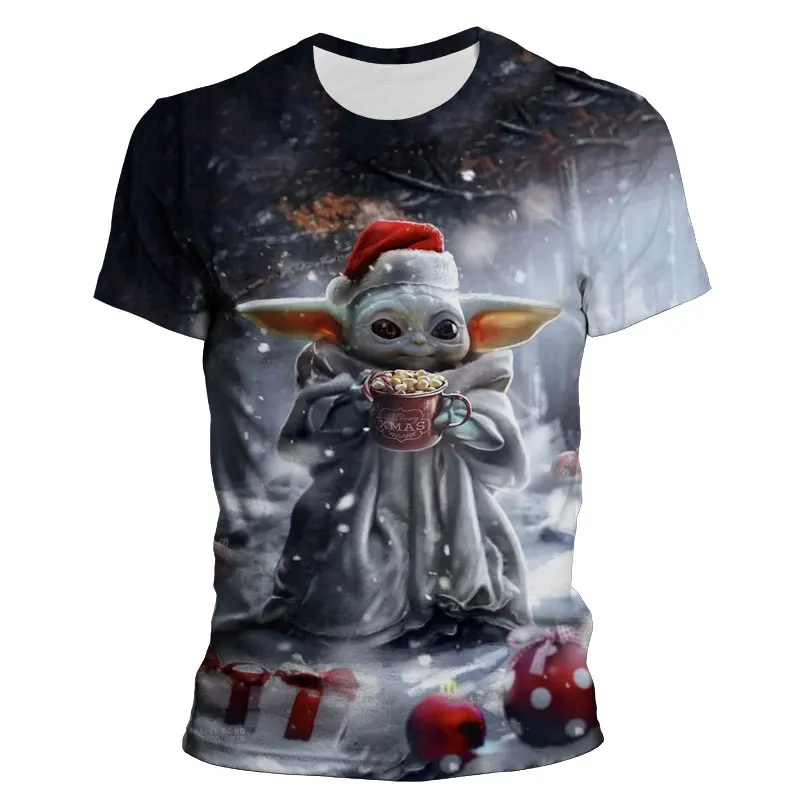 Men's Tee Shirt Summer Cartoon Anime T Shirt For Boy Girl Kids Disney Star Wars Master Yoda 3D Print Women Short Sleeve Clothes
Men's Tee Shirt Summer Cartoon Anime T Shirt For Boy Girl Kids Disney Star Wars Master Yoda 3D Print Women Short Sleeve Clothes