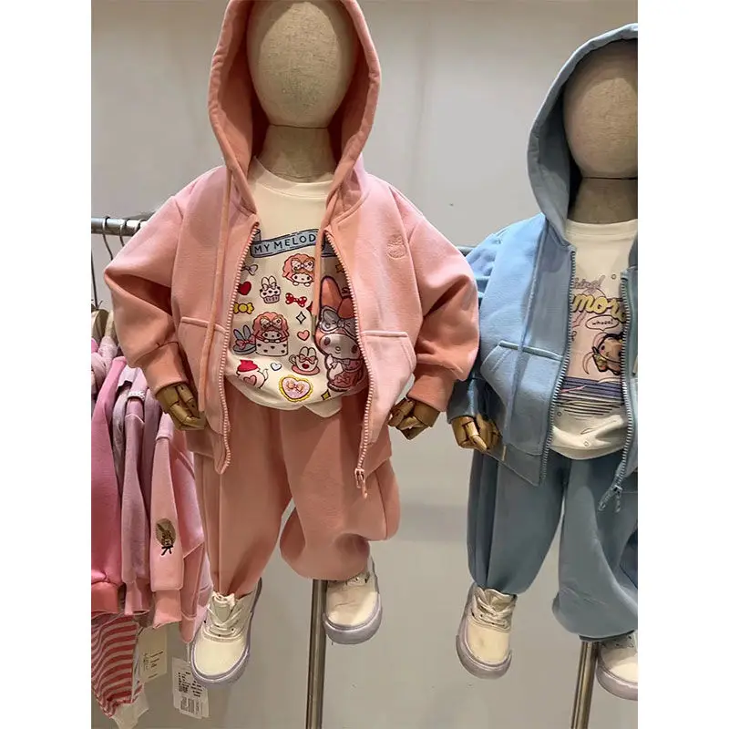Two Pieces Fashion Spring Autumn Baby Girls Clothes Pink Blue Zipper Coats Hoodies Cardigans with Side Pockets Loose Pants
Two Pieces Fashion Spring Autumn Baby Girls Clothes Pink Blue Zipper Coats Hoodies Cardigans with Side Pockets Loose Pants