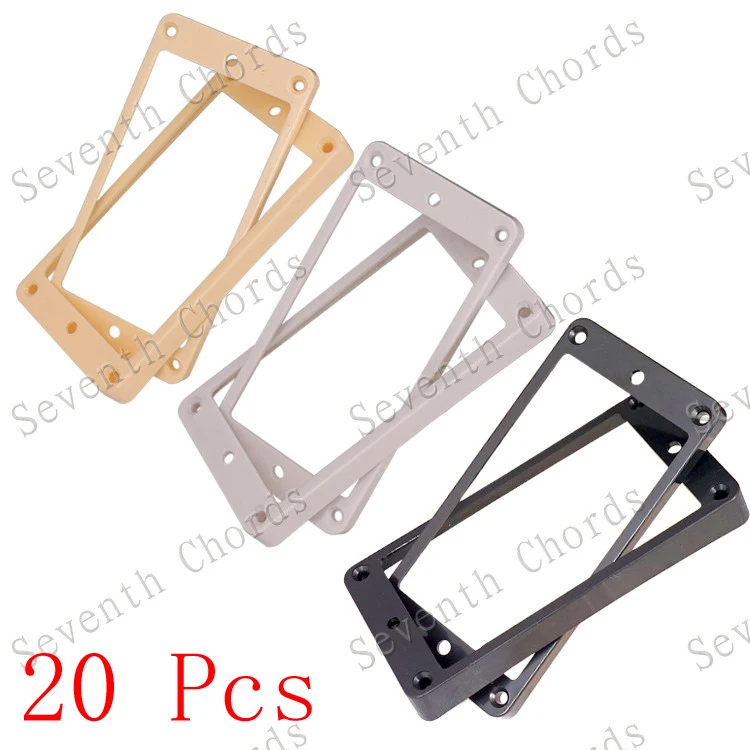 20 Pcs Curved Humbucker Pickup Frame Mounting Ring set For LP Style Electric Guitar - LPBK-CGZ-20
20 Pcs Curved Humbucker Pickup Frame Mounting Ring set For LP Style Electric Guitar - LPBK-CGZ-20