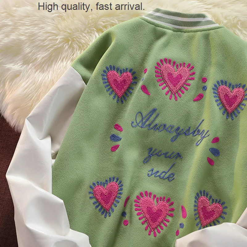 from the Escape Earth Love Flocking Baseball Uniform Female Japanese College Style Loose Jacket Soft Girl Vintage Coat Tide
from the Escape Earth Love Flocking Baseball Uniform Female Japanese College Style Loose Jacket Soft Girl Vintage Coat Tide