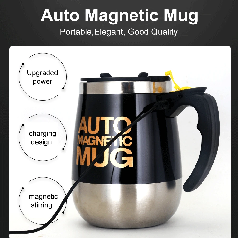 Hot Sale Automatic Self Stirring Magnetic Mug 304 Stainles Steel Coffee Milk Mixing Cup Creative Blender Smart Mixer Thermal Cup
Hot Sale Automatic Self Stirring Magnetic Mug 304 Stainles Steel Coffee Milk Mixing Cup Creative Blender Smart Mixer Thermal Cup